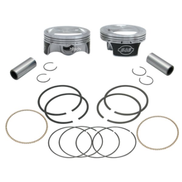 S&S Cycle 17年以降 ハーレー M8モデル 4.320in ボア ピストン リングセット 1 Pack