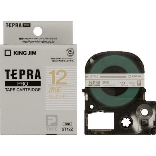 テプラPROテ-プカ-トリッジ 幅12mm 透明