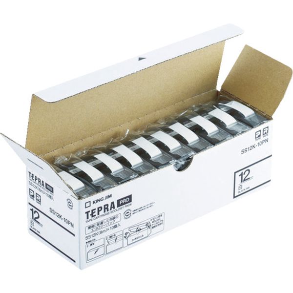 「テプラ」PROテープエコパック(10個入り)透明