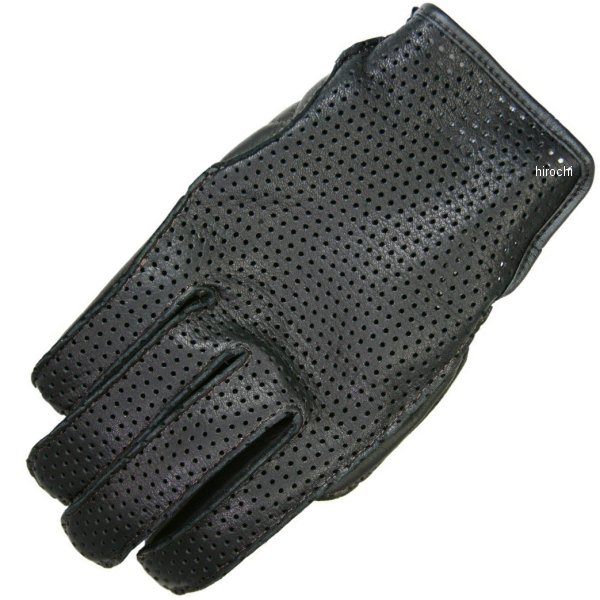 STM  レザーグローブ メッシュ 黒