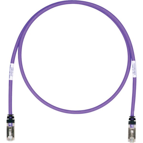 CAT6A/CAT6 シールドパッチコード 10m 紫