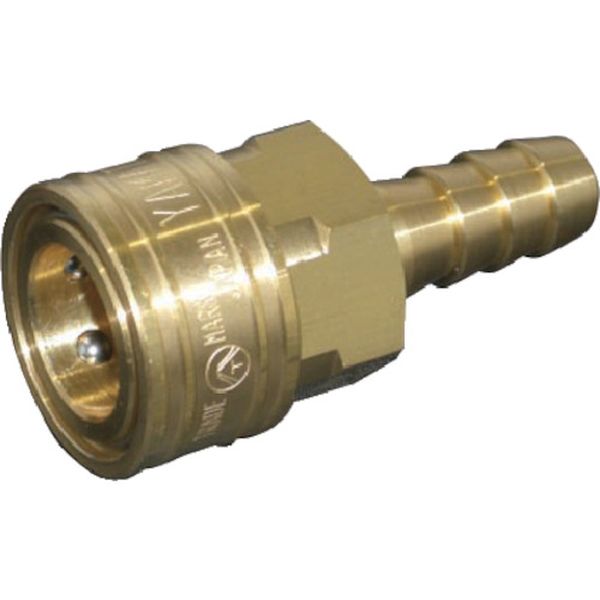 STY4SHBSBM 857-8121 STYカップリング ソケット(ホース取付用・真鍮)