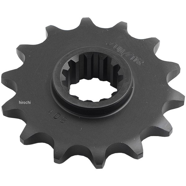 フロント スプロケット 525 88年-16年 ホンダ スチール 黒