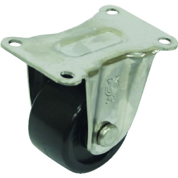 重量用ステンレスキャスター固定車 50径強化ナイロン車輪