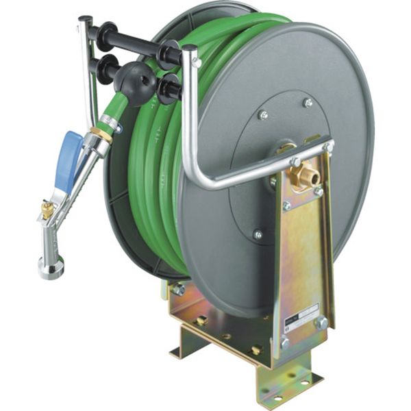 水用ホースリールガン付 内径12.7mm×10m