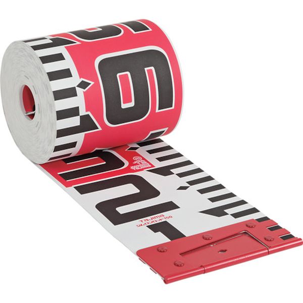 シムロンロッド-150長さ 20m/裏面仕様 1mアカシロ/紙函