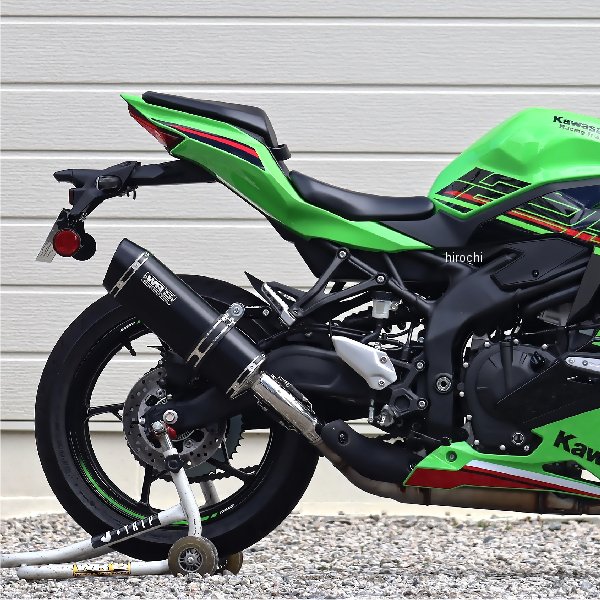 SS-OVAL スリップオンマフラー F-BLACK 23年- ZX-25R SE チタン