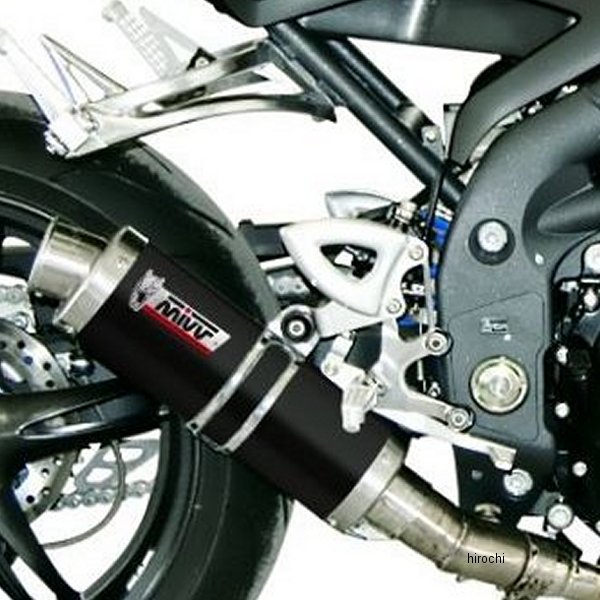 スリップオンマフラー ローポジション GP 07年-10年 トライアンフ スピードトリプル ブラックステンレス