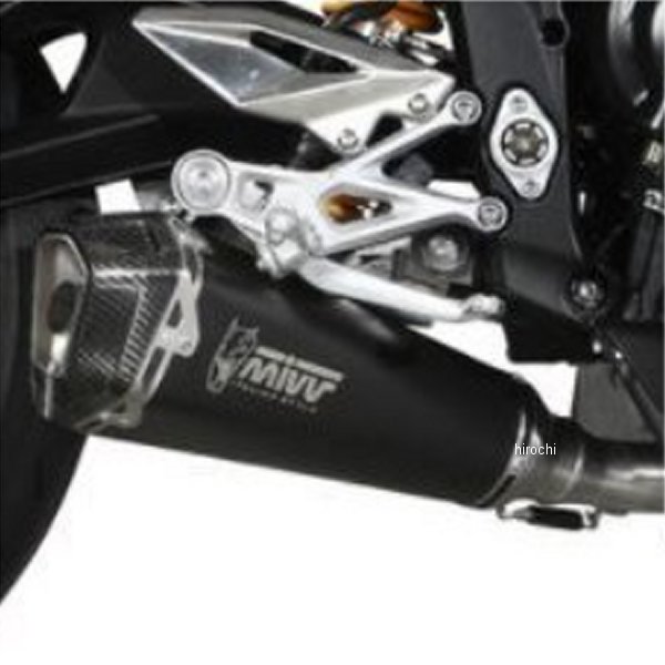 スリップオンマフラー DELTA 17年-21年 トライアンフ Street Triple R ブラックステンレス