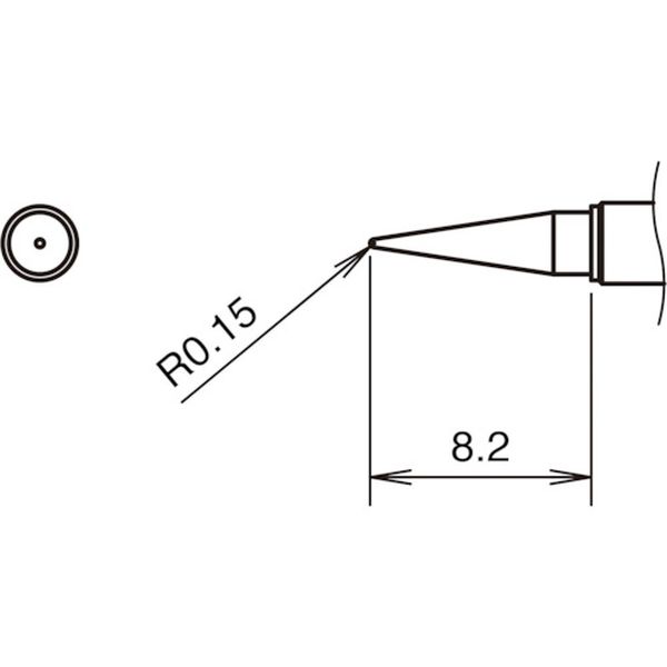 T3802I 315-5858  こて先I型 400℃