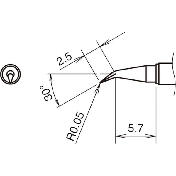 T3803JS 315-6317  こて先JS型 350℃