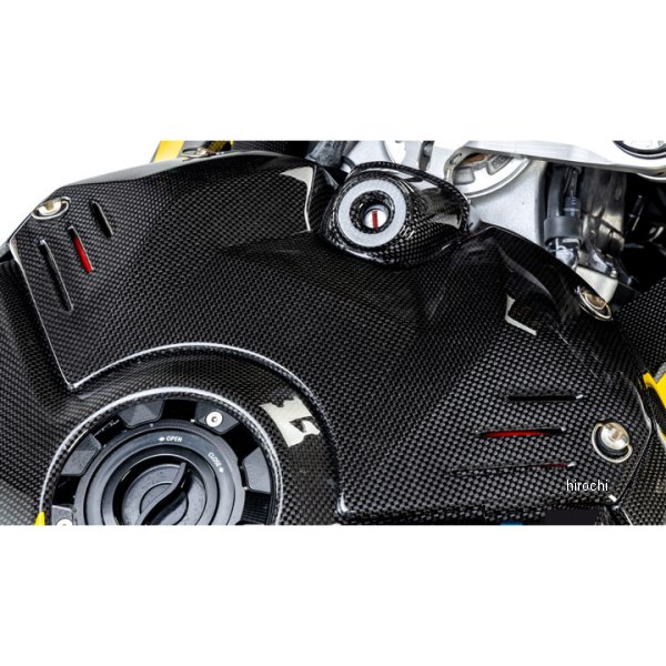 アッパータンクカバーレーシング 艶あり 20年 ドゥカティ PANIGALE V4R RACING カーボン