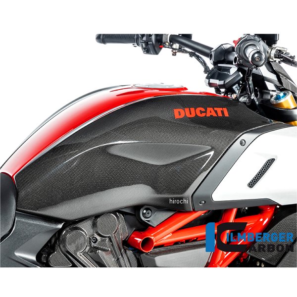 タンクカバー 右側 艶あり 19年-20年 ディアベル1260