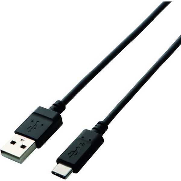 エレコム USB2.0ケーブル(A-C) 1.0m ブラック