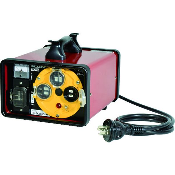 屋外型降圧トランス 防滴型 単巻 防雨キャップ付 3KVA