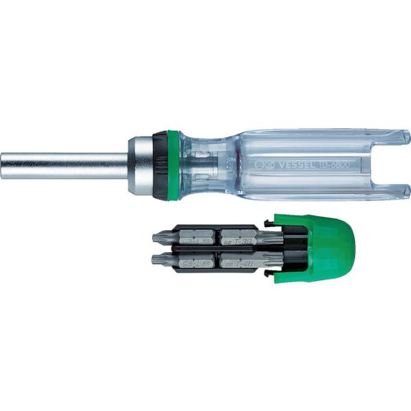 ラチェットドライバートルクス 8本組