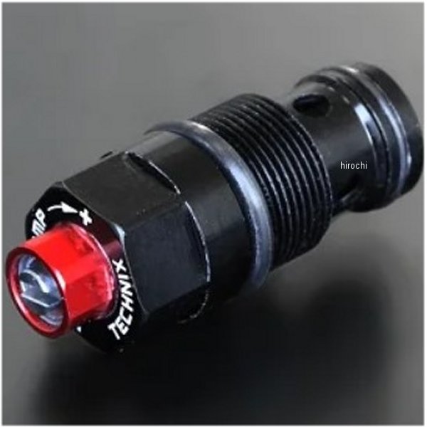 TGR リアショック用デュアルコンプレッションアジャスター Y01  ブラック