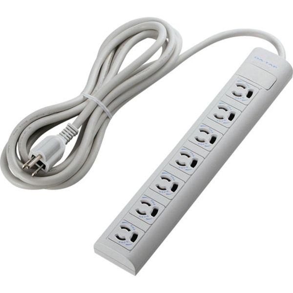 EU RoHS指令準拠マグネット雷抜け止めタップ 3P 7個口 3m