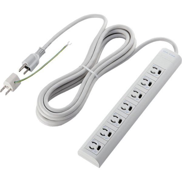 EU RoHS指令準拠マグネット雷抜け止めタップ 3P 7個口 5m