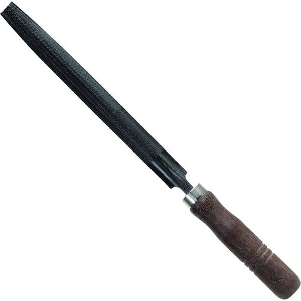 ジェットブラックヤスリ 鉄工 中目 半丸