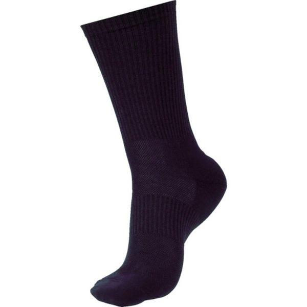 安全靴用靴下 強フィットソックス ブラック