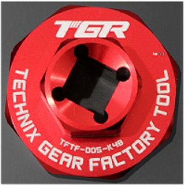 TGR トップキャップコンプレッションアジャスターリムーバル KYB レッド