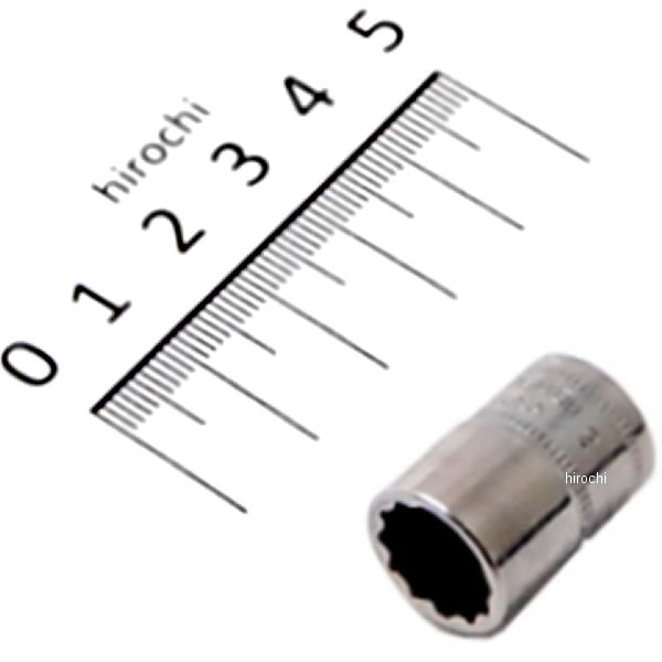 フランクドライブ 1/4インチ シャロー ソケット 12角 11mm