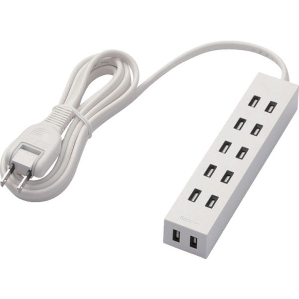 シャッタータップ flecc barra 6個口 2.0m ホワイト