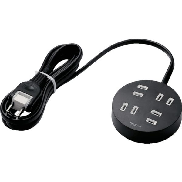 シャッタータップ flecc orbe 4個口 2.0m ブラック