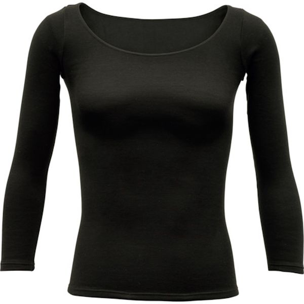 TO26100007 349-4590  サーモワン ラウンドネック長袖インナー/BLK(M)