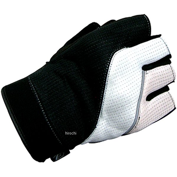 TSG-39D ハーフメッシュグローブ 黒/ピンク