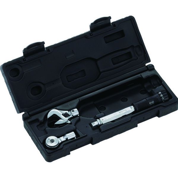 モンキ形/ラチェット形グリップ付トルクレンチセット