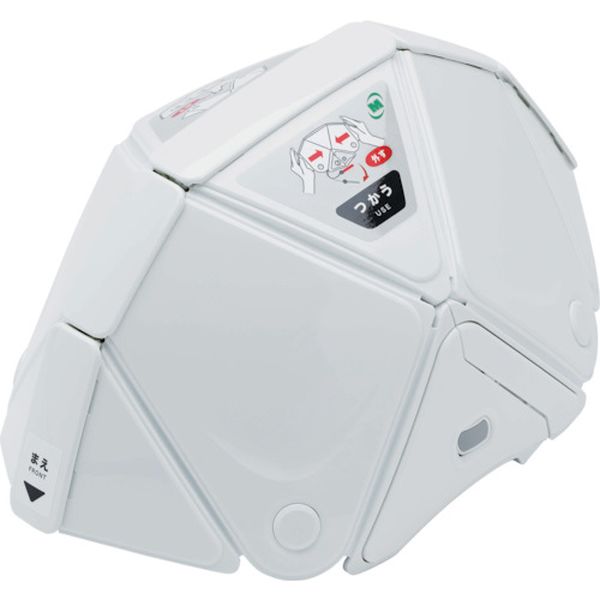 TSC10NW  防災用折りたたみヘルメット フラットメット2 TSC-10N ホワイト