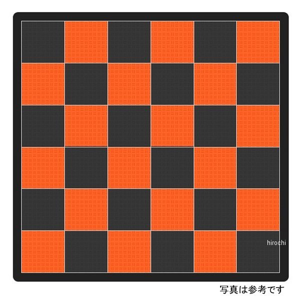 Bike-2セット 2,080mm×2,410mm 黒/オレンジ