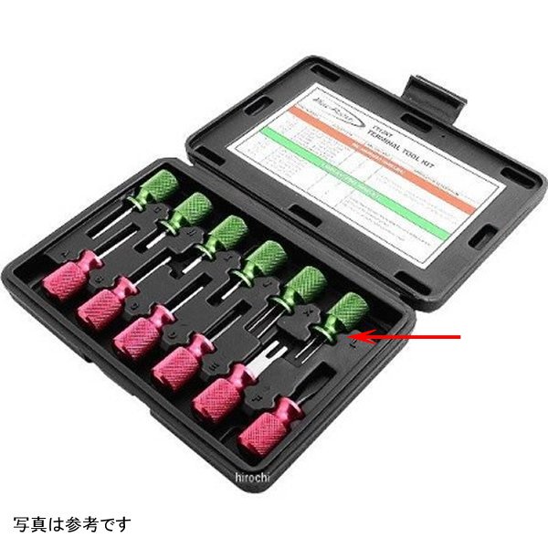 ブルーポイント ツイン平ブレードターミナルツール 1.6mm グリーンハンドル