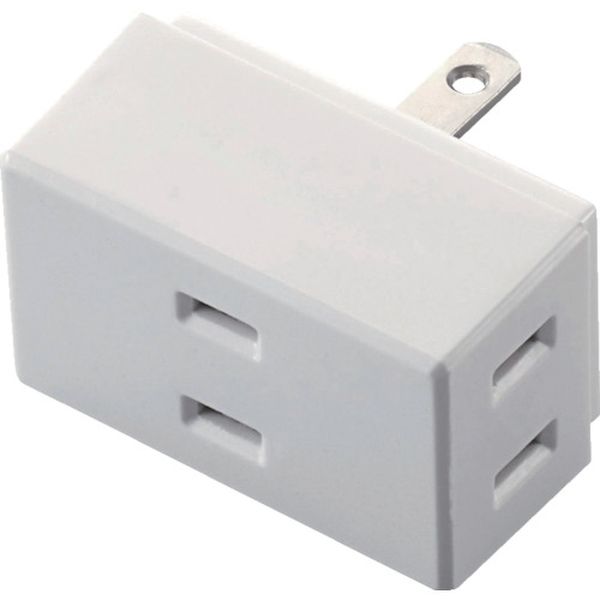 トリプルタップ 3個口 ホワイト