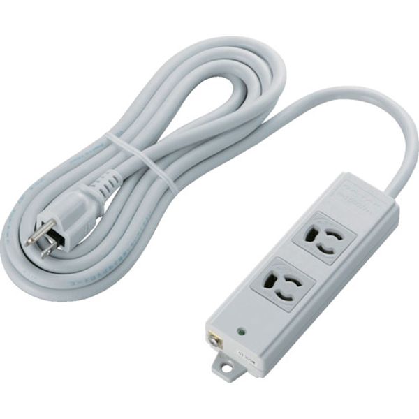 RoHs準拠OAタップ 抜け止 3P 2個口 マグネット 3m グレー