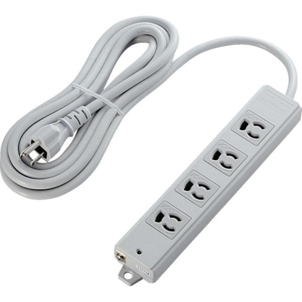 RoHS対応 3P 抜け止 マグネット 4個口 3.0m ホワイト