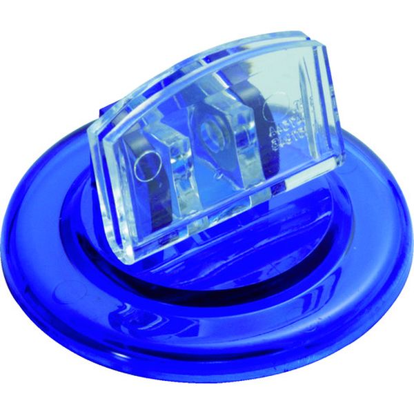 U型カード立丸 透明青 M17434