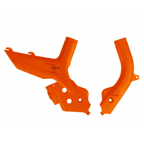 フレームガード 19年-22年 KTM SX-F450、SX-F350、SX-F250 オレンジ