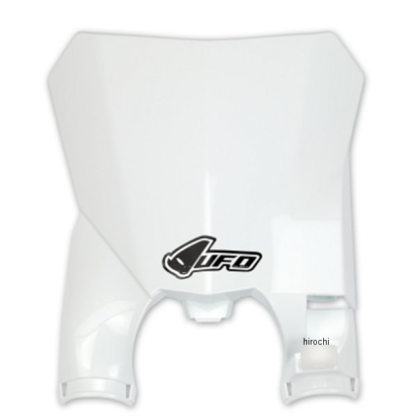 スタジアム フロントナンバープレート 17年-20年 CRF450R、CRF450RX 白