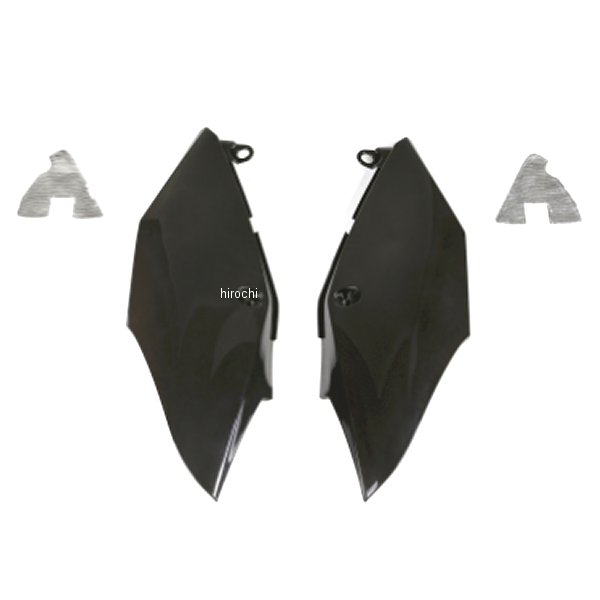 サイドパネル CRF450RX、CRF450R、CRF250RX、CRF250R 黒
