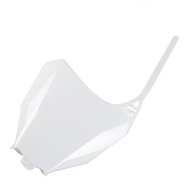 フロントナンバープレート CRF450RX、CRF450R、CRF250RX、CRF250R 白