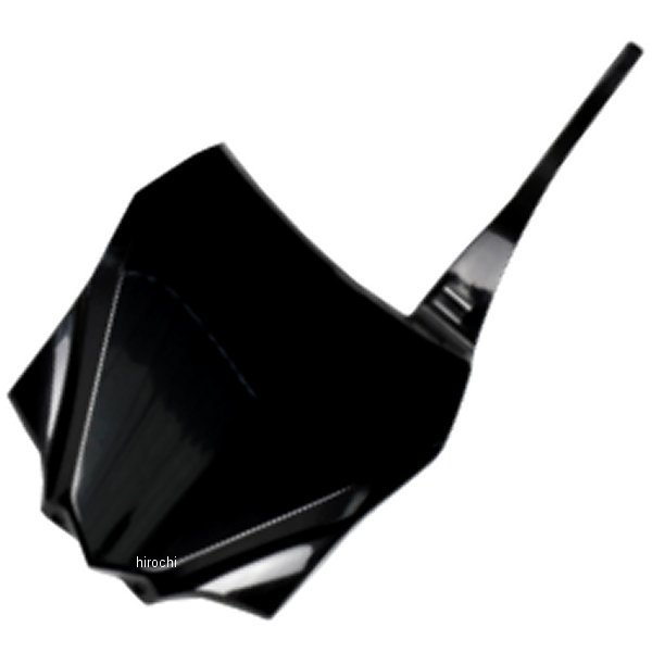 フロントナンバープレート 14年-21年 KX85、KX80 黒