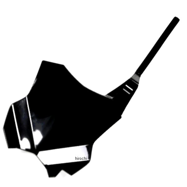 フロントナンバープレート KX450、KX250 黒