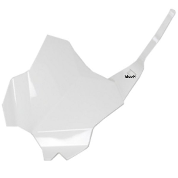 フロントナンバープレート KX450、KX250 白