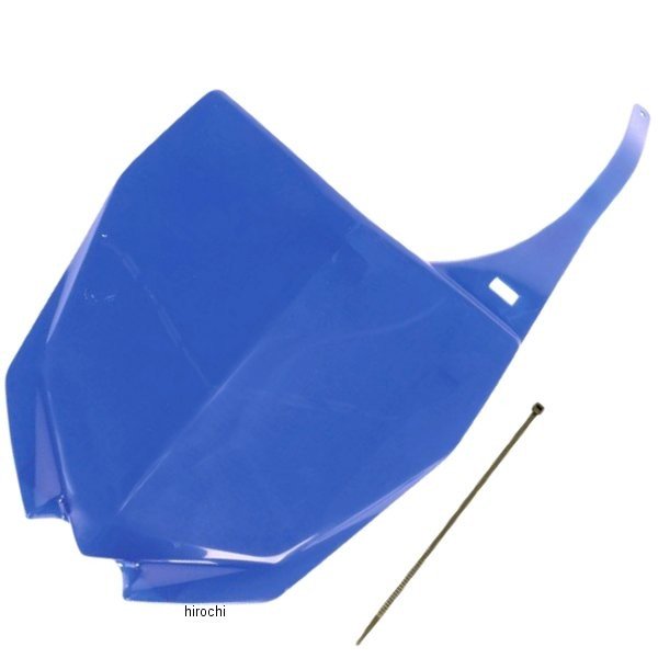 フロントナンバープレート YZF450、WRF450、YZF250、WRF250、YZ250、YZ125 青