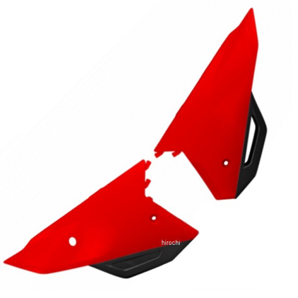 サイドパネル CRF450RX、CRF450R、250RX、CRF250R 赤