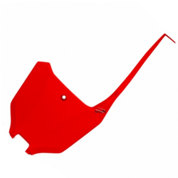 フロントナンバープレート CRF450RX、CRF450R、250RX、CRF250R 赤