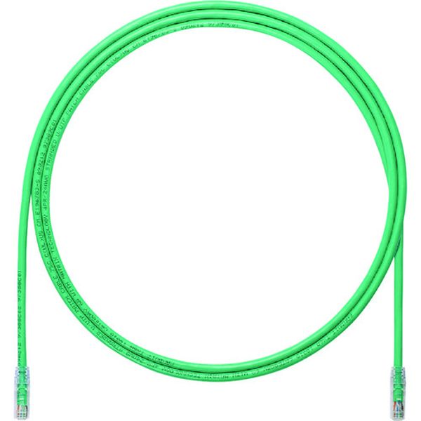カテゴリ6細径パッチコード 1m 緑